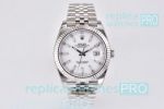 Clean Factory Swiss Replica Rolex Datejust 41 White Dial Jubilee Watch